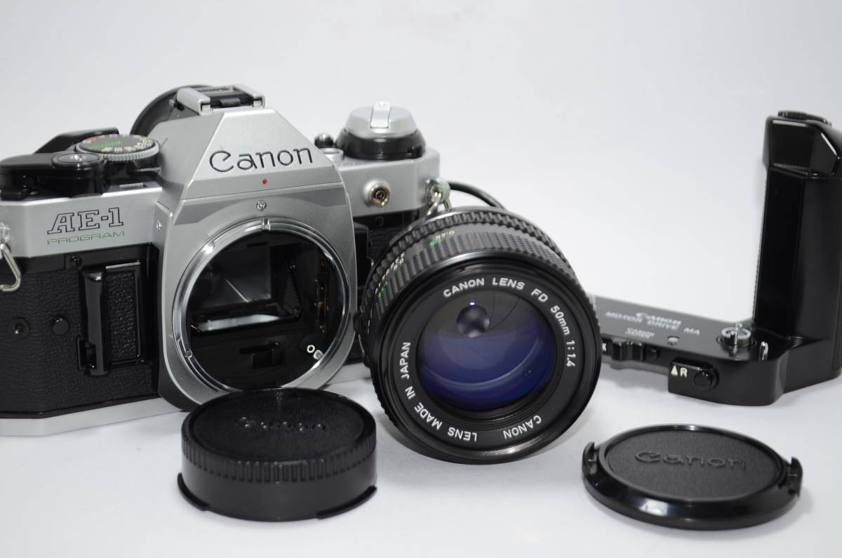【外観特上級】Canon キヤノン AE-1 PROGRAM キャノン LENS FD 50mm 1 1.4 #s2191