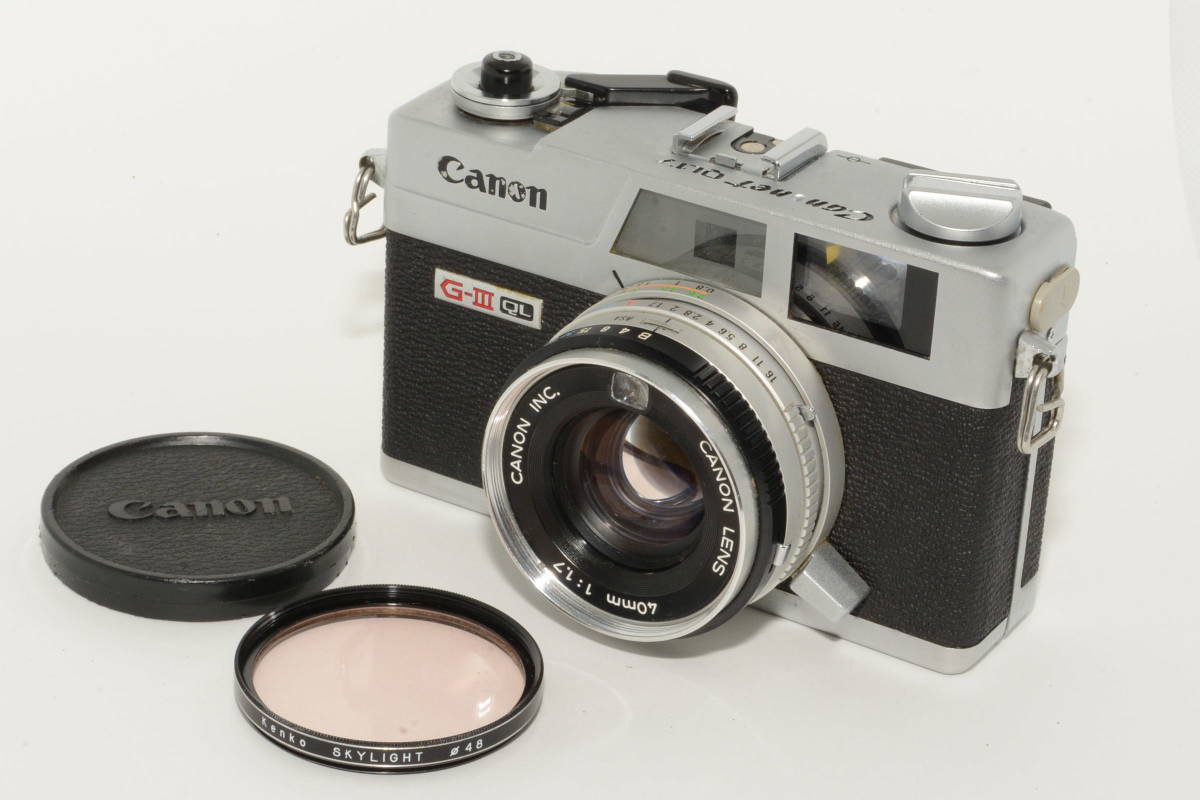 送料0円】 【外観特上級】Canon Canonet キャノン #s1913 QL17 G-III