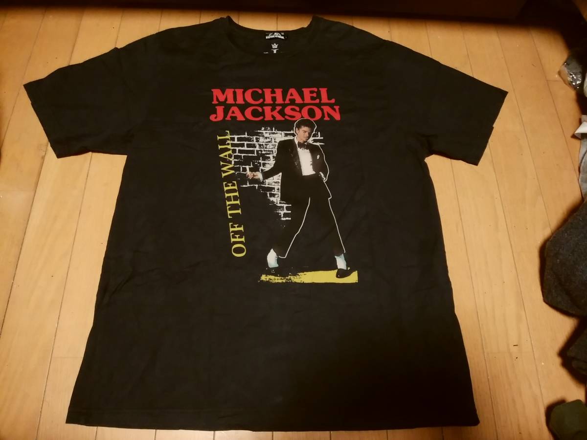 【HYSTERIC GLAMOUR ヒステリックグラマー ×マイケル・ジャクソン】TシャツL 「MICHAEL JACKSON/OFF THE WALL」 キムタク着 限定コラボ品の画像4