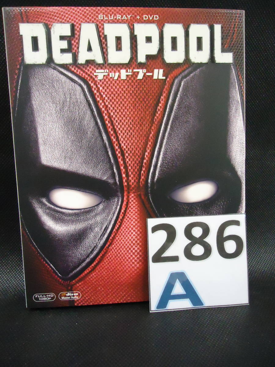 A286AK9 DEADPOOL デッドプール Blu-ray+DVD FXXF-64009 初回版（カード・ケース付属）_画像1