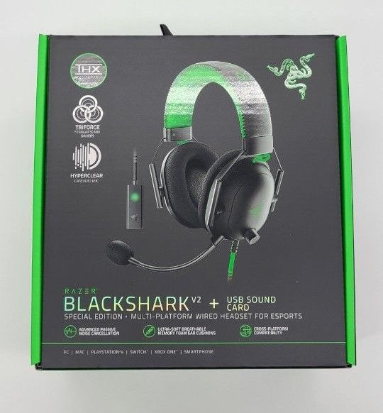 [新品・未使用】Razer BlackShark V2 ゲーミングヘッドセット