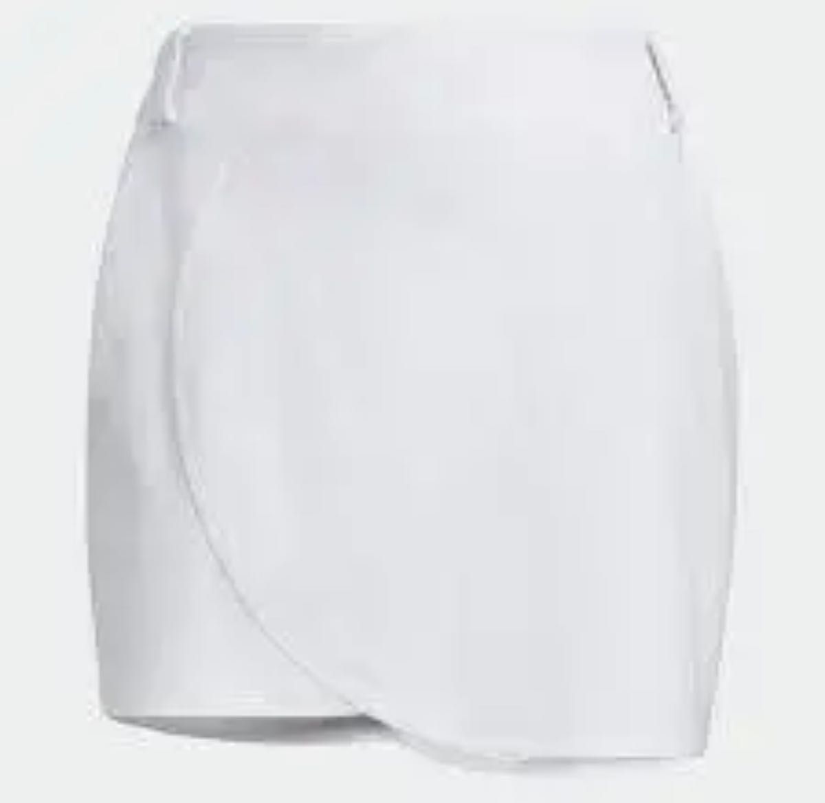アディダスゴルフ【L】セットアップ モックネックシャツ＆スカート　紺／白 上下セット