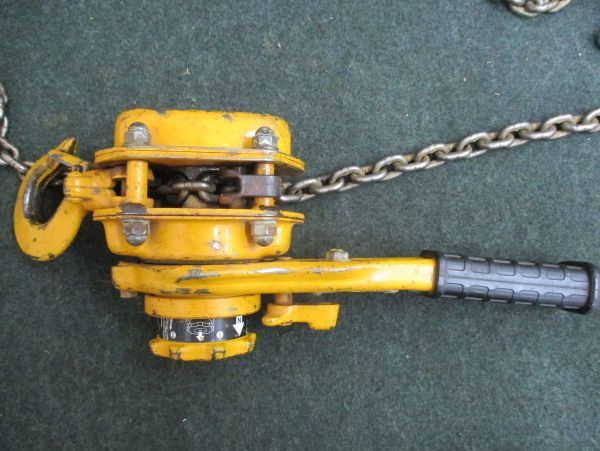 中古 KITO キトー 0.8TON レバーホイスト けん引機 レバーブロックL5形