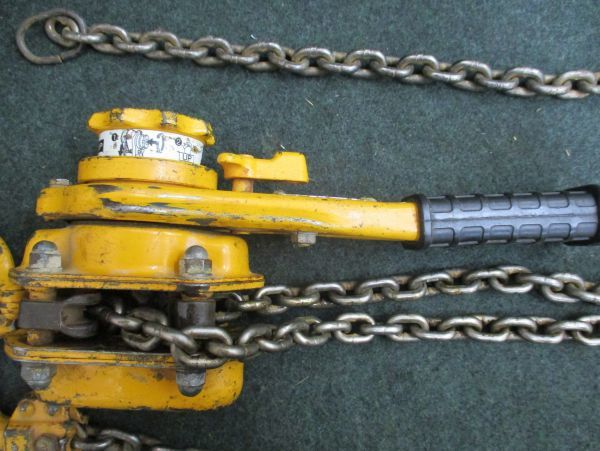中古 KITO キトー 0.8TON レバーホイスト けん引機 レバーブロックL5形