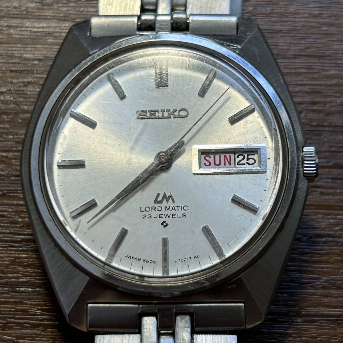 手巻き腕時計 SEIKO LORD MATIC 23JEWELS LMセイコー ロードマチック 23石_画像1