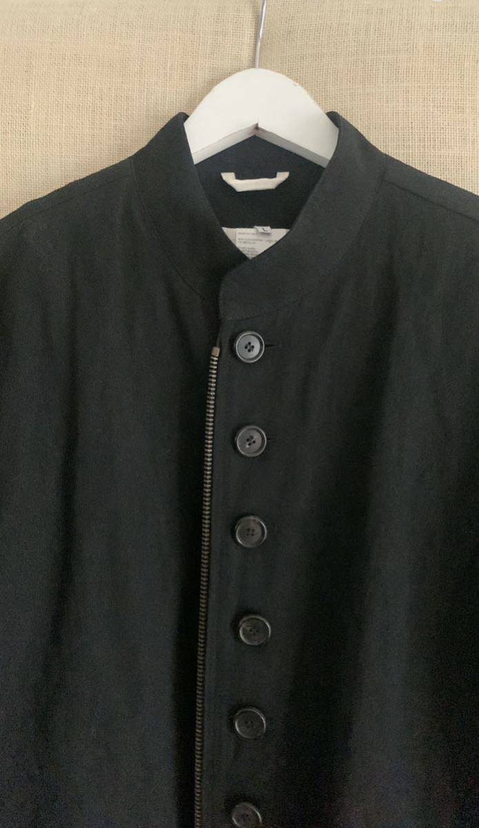 100%の保証 Ann Demeulemeester ジップ ボタン ジャケット 男性用