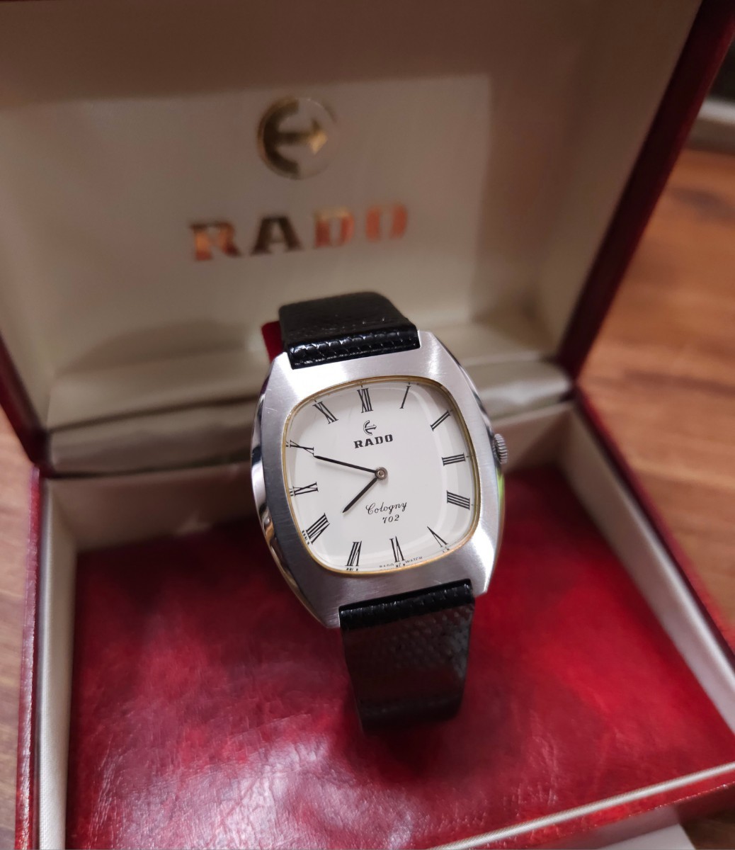 有名な高級ブランド cologny ラドー ヴィンテージ 美品☆RADO 702 ケース付き 手巻き 腕時計 メンズ コロニー ラドー 有名な高級ブランド cologny ラドー ヴィンテージ 美品☆RADO 702 ケース付き 手巻き 腕時計 メンズ コロニー ラドー