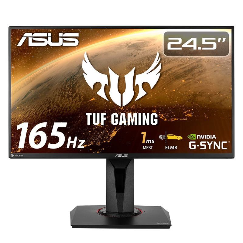 代引き手数料無料 ASUSTek ゲーミングモニター TUF Gaming VG259QR