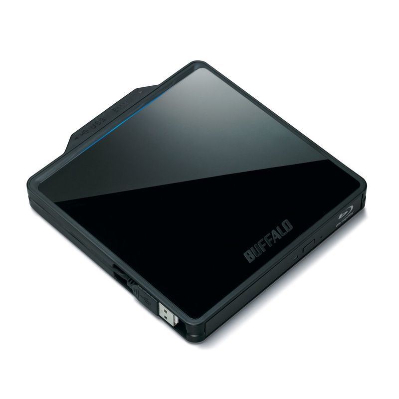 BUFFALO BDXL対応 USB2.0用 ポータブルブルーレイドライブ BRXL-PCW6U2-BK
