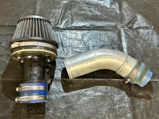 180SX E-RPS13 BLITZ SUSPOWER エアクリーナー/Z32 エアフロ/サクションパイプ セット (シルビア/S13/S14/S15/ブリッツ/インテークパイプ_画像2