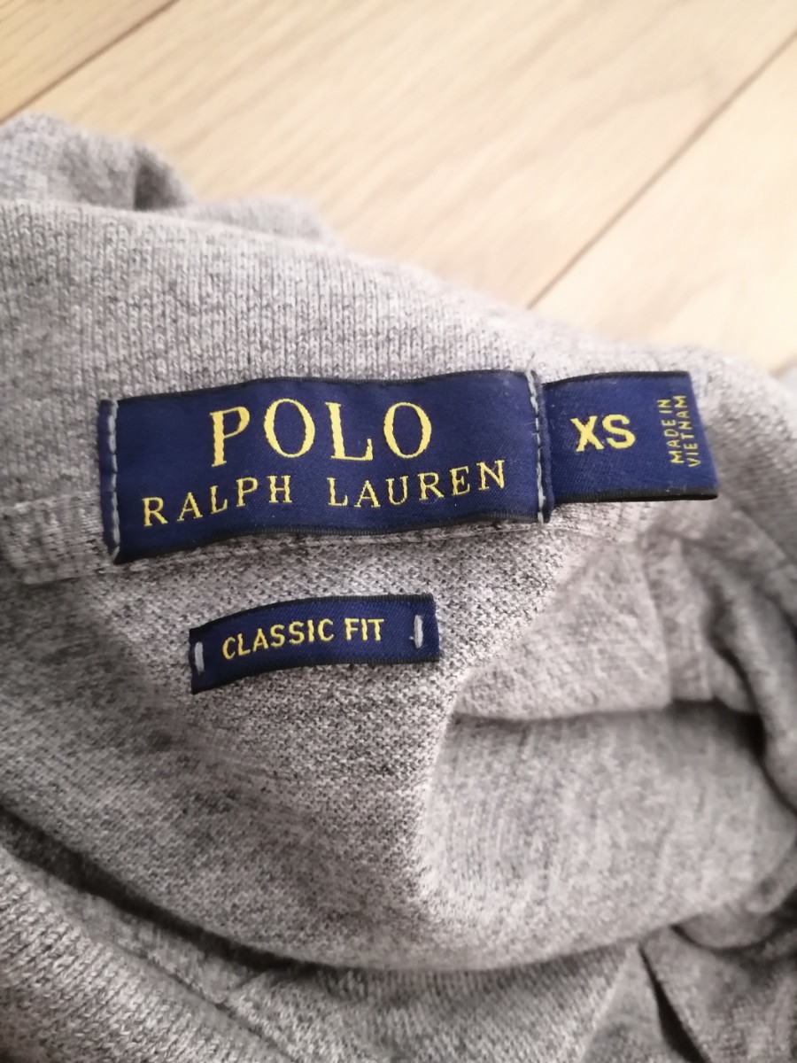  Polo Ralph Lauren POLORALPHLAUREN рубашка-поло с коротким рукавом XS серый олень. . рубашка-поло OSAGARI