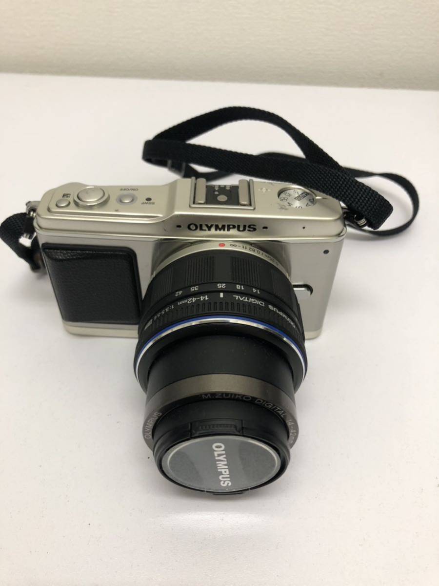 E/F213990】OLYMPUS オリンパス E-P1 カメラ M.ZUIKO DIGITAL 14-42mm