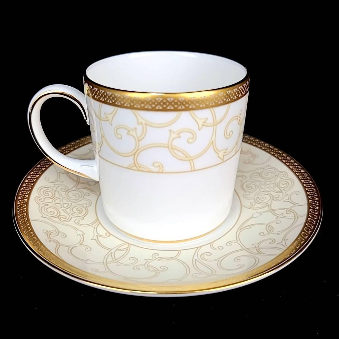 ☆美品 ◆ ウェッジウッド WEDGWOOD セレスティアルゴールド カップ&ソーサー 1客 廃盤 希少 レア