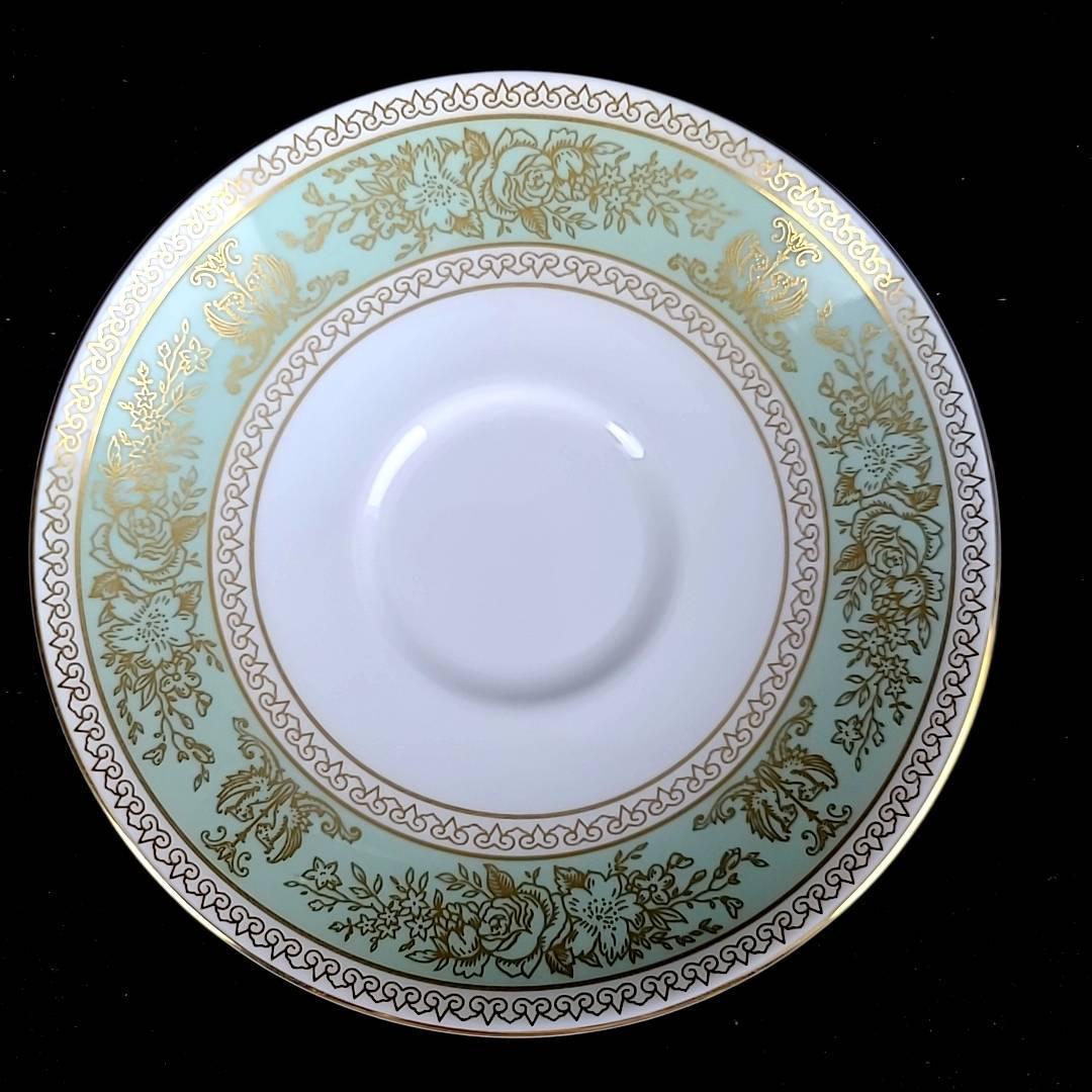 良品 ウェッジウッド WEDGWOOD コロンビアセージグリーン 金彩 良品 ウェッジウッド WEDGWOOD コロンビアセージグリーン 金彩