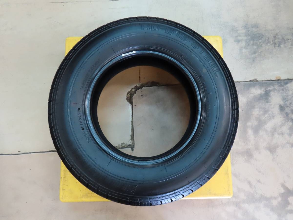 * Bridgestone RD-613 STEEL 165R13 LT 6P.R. 2017 year made tire 13 -inch 4ps.@ used BRIDGESTONE commercial van *