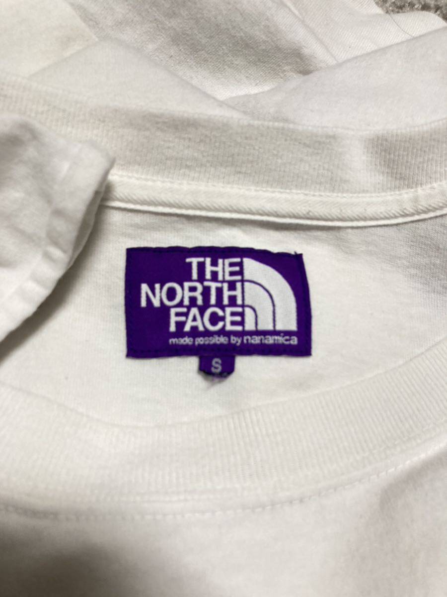THE NORTH FACE PURPLE LABEL【ノースフェイスパープルレーベル】のTシャツ　送料無料　白　ホワイト　Sサイズ_画像4