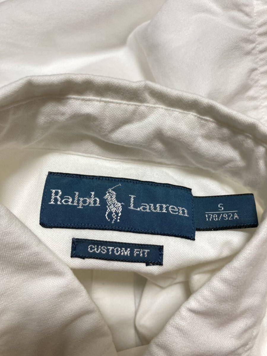 Ralph Lauren（ラルフローレン）のボタンダウン半袖シャツ　Sサイズ　白_画像3