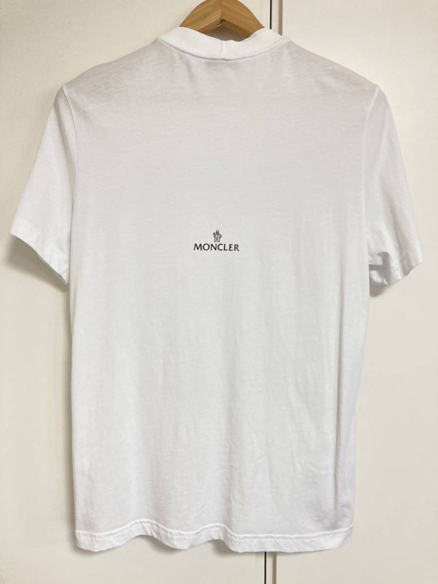 【送料無料】 モンクレール（MONCLER）のTシャツ　白　XS ホワイト_画像2