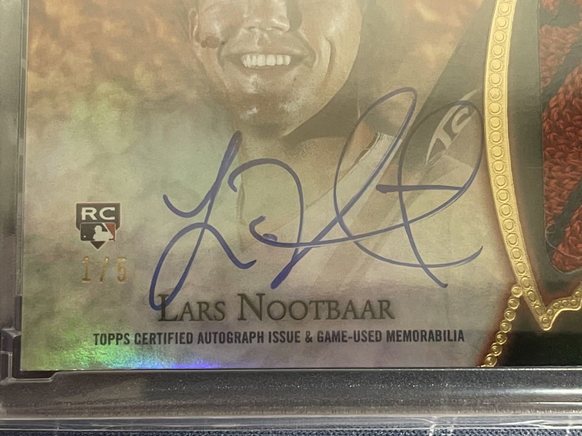 1円スタート】【5枚限定】2022 Topps Dynasty Lars Nootbaar 高級版