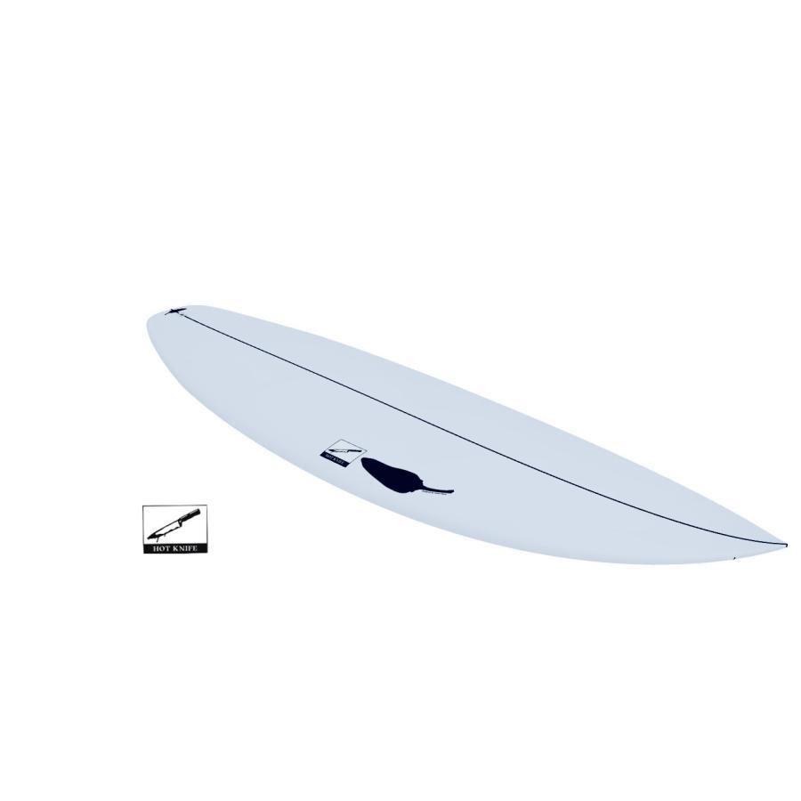 サーフボード ショートボード チリ　Chilli The CHILLI - HOT KNIFE ホットナイフ PU black stringer5'6"（167.6cm） 25.70L FCS2_画像6