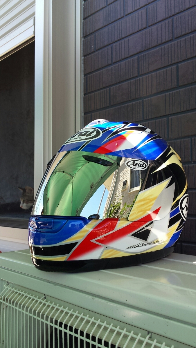 アライヘルメットArai 北川モデル ＸＬサイズ RX-7RR4 キタガワ kitagawa 北川圭一世界耐久 全日本チャンピオン スズキ 隼 GSX SUZUKI
