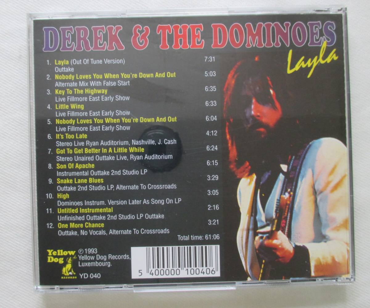 CD-＊G49■Derek&The Dominoes Layla And Other Assorted Unreleased Songs レイラ Yellow Dog エリッククラプトン■の画像3