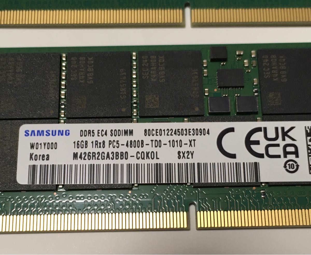 fex様専用】SAMSUNG DDR5 PC5 4800 32gbメモリ(16gbx2枚)|PayPayフリマ