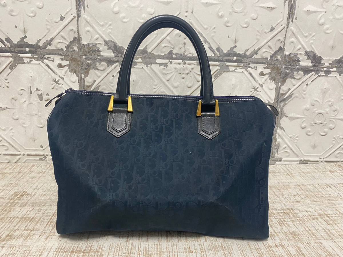 ☆a-56 Christian Dior クリスチャン ディオール ミニボストンバッグ