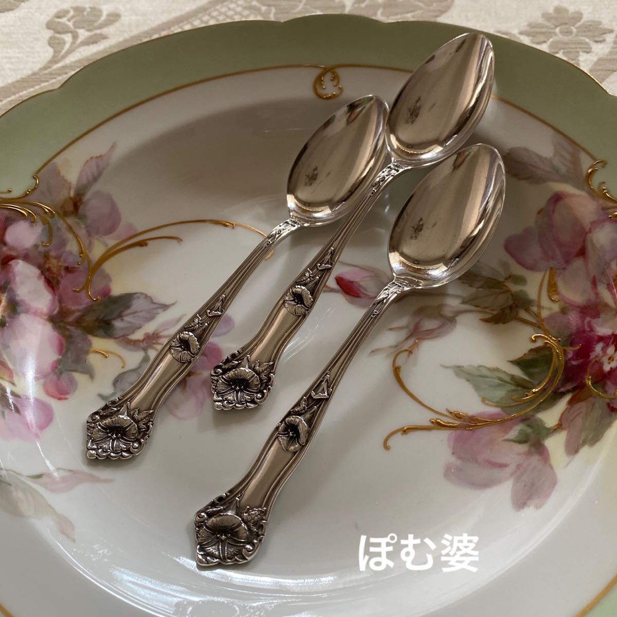 専用商品 純銀 スターリングシルバー スーベニアスプーン 5本 米国 Alvin】純銀 スターリングシルバー 925銀/ティースプーン