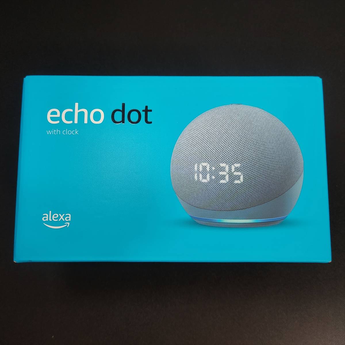 超人気の Amazon Echo Dot 第4世代 時計付き トワイライトブルー