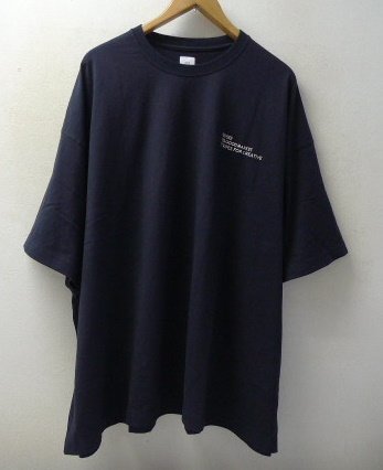 ◆YES GOOD MARKET SEE SEE SFC 23ss 美品 メッセージ刺繍 Tシャツ 黒 サイズXXL