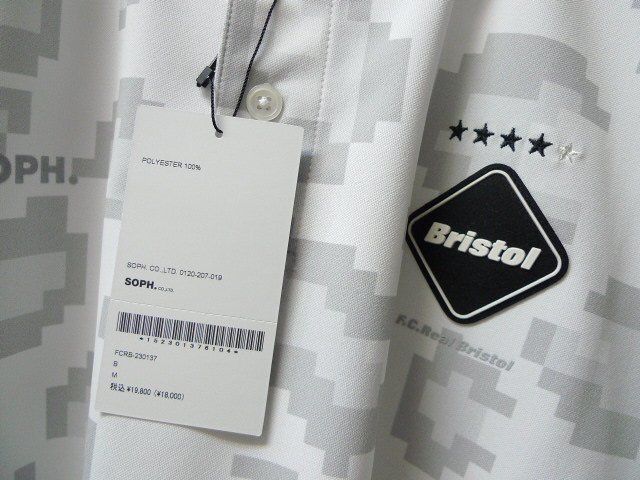 ◇F.C.Real Bristol FCRB 23ss 新作新品完売WHOLE PATTERN S/S POLO