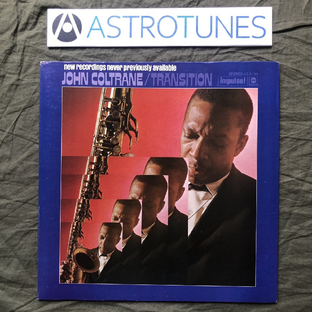 1974年 米国盤AS-9195 John Coltrane LPレコード 変遷 Transition 名盤