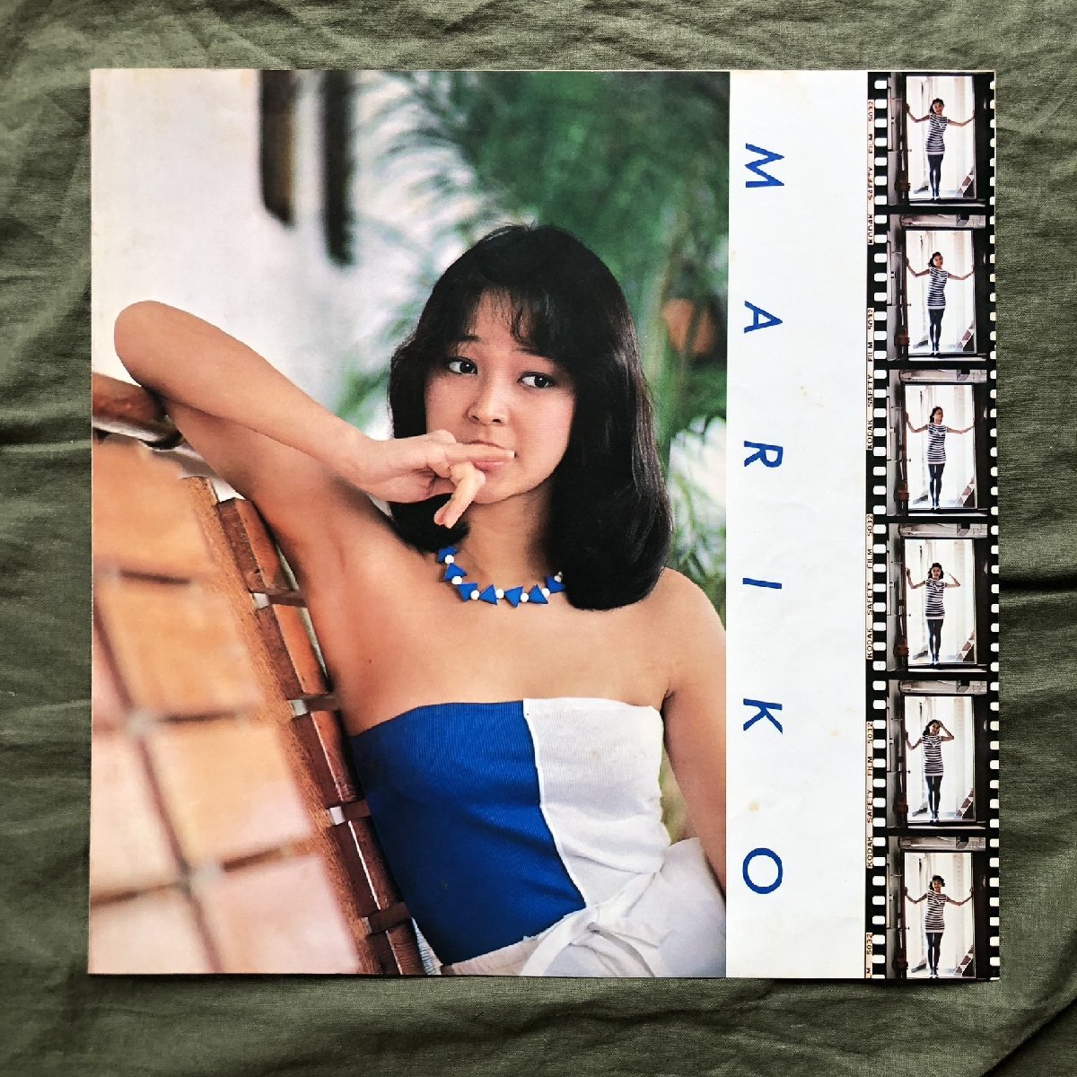 非売品プロモ盤 1980年 倉田まり子 Mariko Kurata LPレコード ストーミー・ウェザー Stormy Weather 帯付アイドル J-Idol J-Pop アイドル_画像6