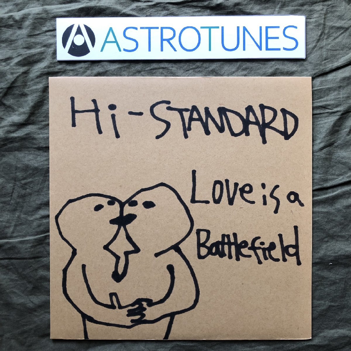 傷なし美盤 美ジャケ ほぼ新品 2000年 ハイスタンダード Hi-Standard LPレコード Miniアルバム Love Is A Battlefield 横山健 恒岡章_画像1