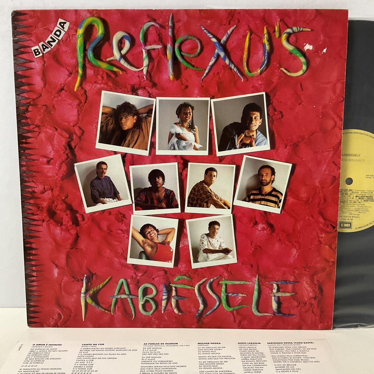 美盤 / Banda Reflexu's / Kabiessele / LP レコード / ブラジル盤 / 1989 / BRASIL_画像1