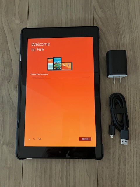 Amazon fire HD 10インチ 10.1インチHDディスプレイ タブレット 第7世代 32GB ブラック used 使用頻度少 美品  スタンド機能ケース付き