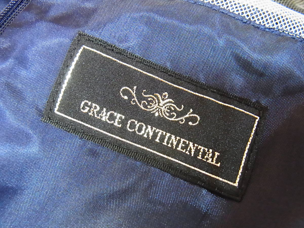  beautiful Diagram GRACE CONTINENTAL Grace Continental race switch pants One-piece navy blue size 36