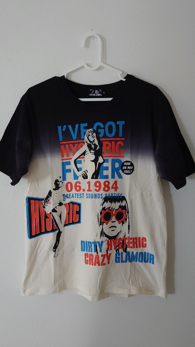 ヒステリックグラマー　HYSTERIC GLAMOUR　Tシャツ　サイズＭ　グラデーション　送料無料_画像1