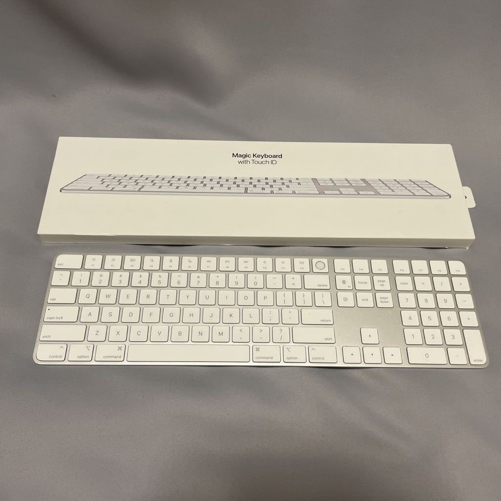 Apple Magic Keyboard Touch ID USワイヤレスキーボード 指紋認証 テンキー US配列