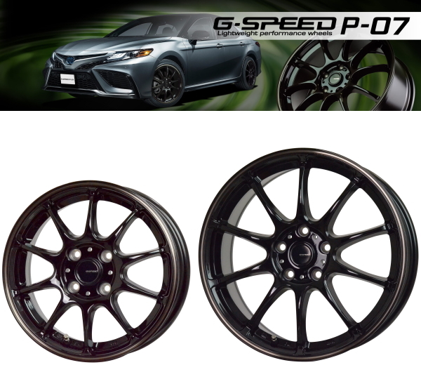 業販品 冬用 4本 軽量 G.speed P-07 BK/BR 17インチ 7J+45 5-100 TOYO Winter TRANPATH TX 215/50R17 インプレッサ/レガシィ_画像1