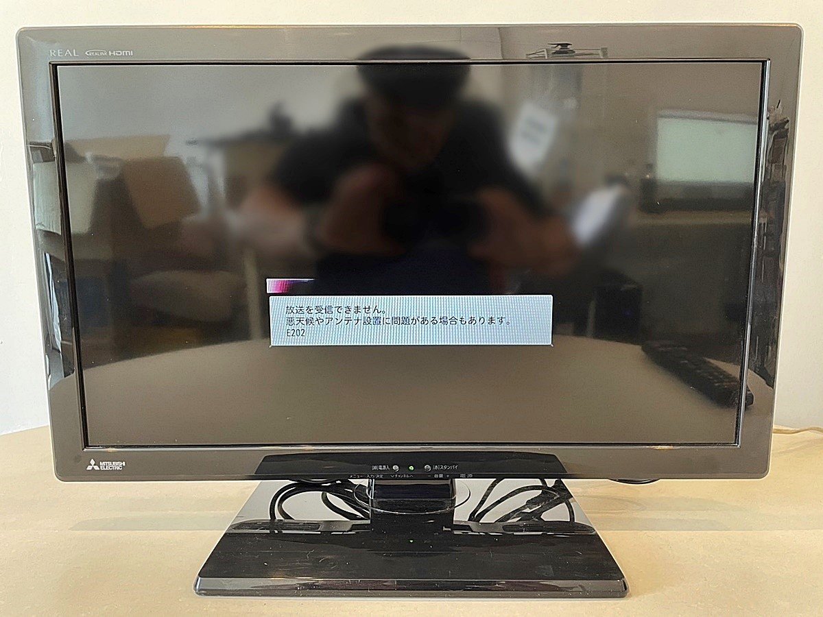 【大阪】MITSUBISHI 三菱電機 ハイビジョン液晶テレビ/24インチ/LCD-24LB7/LBシリーズ/2019年製/リモコンあり【RN0512-3-23】_画像4