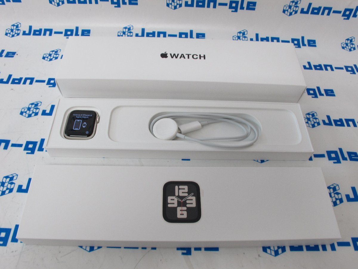 MNJP3J/A Apple Watch SE 第2世代 GPSモデル mm スターライト [美
