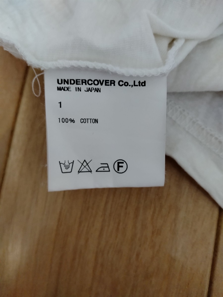 美品 紙タグ付き UNDERCOVER アンダーカバー undercoverism 新宿伊勢丹メンズ館 限定 Tシャツ サイズM 白_画像5