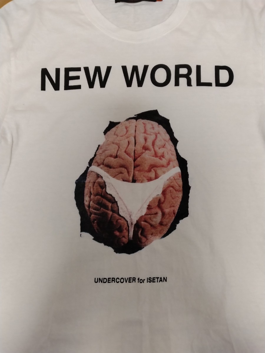 美品 紙タグ付き UNDERCOVER アンダーカバー undercoverism 新宿伊勢丹メンズ館 限定 Tシャツ サイズM 白_画像2