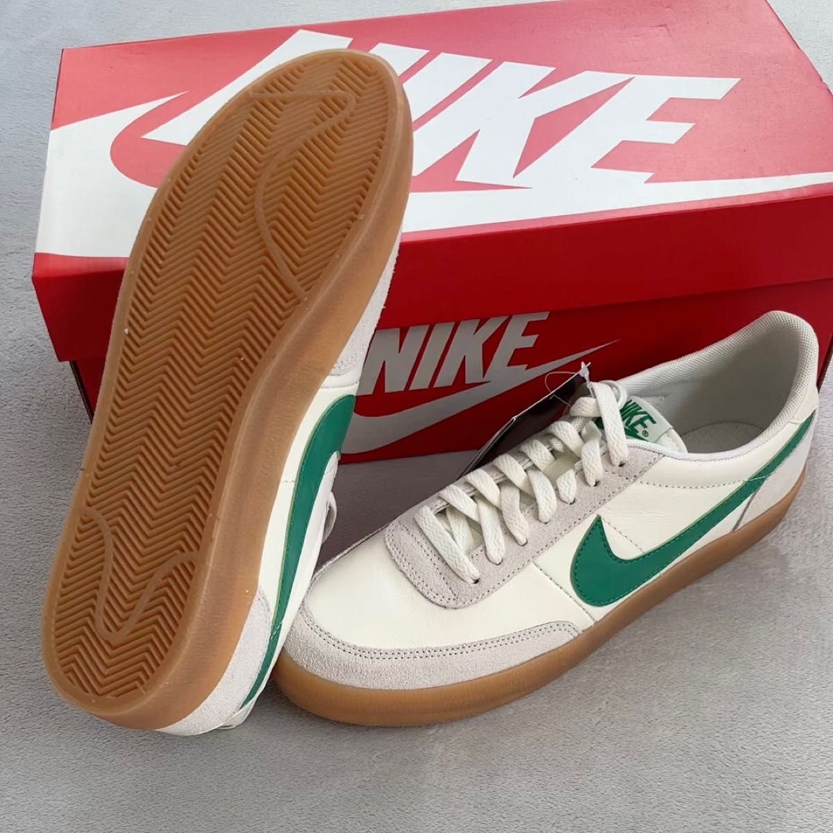 NIKE KILLSHOT 2 LEATHER J.CREW 別注 ナイキ キルショット2 レザー グリーン スウッシュ 新品