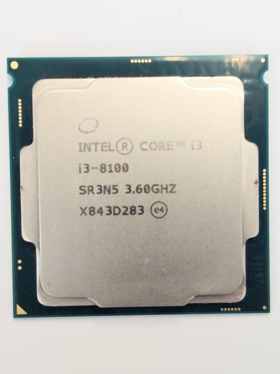 送料無料 Intel □PCP24□第8世代 Core LGA1151 3.60GHz SR3N5 i3-8100