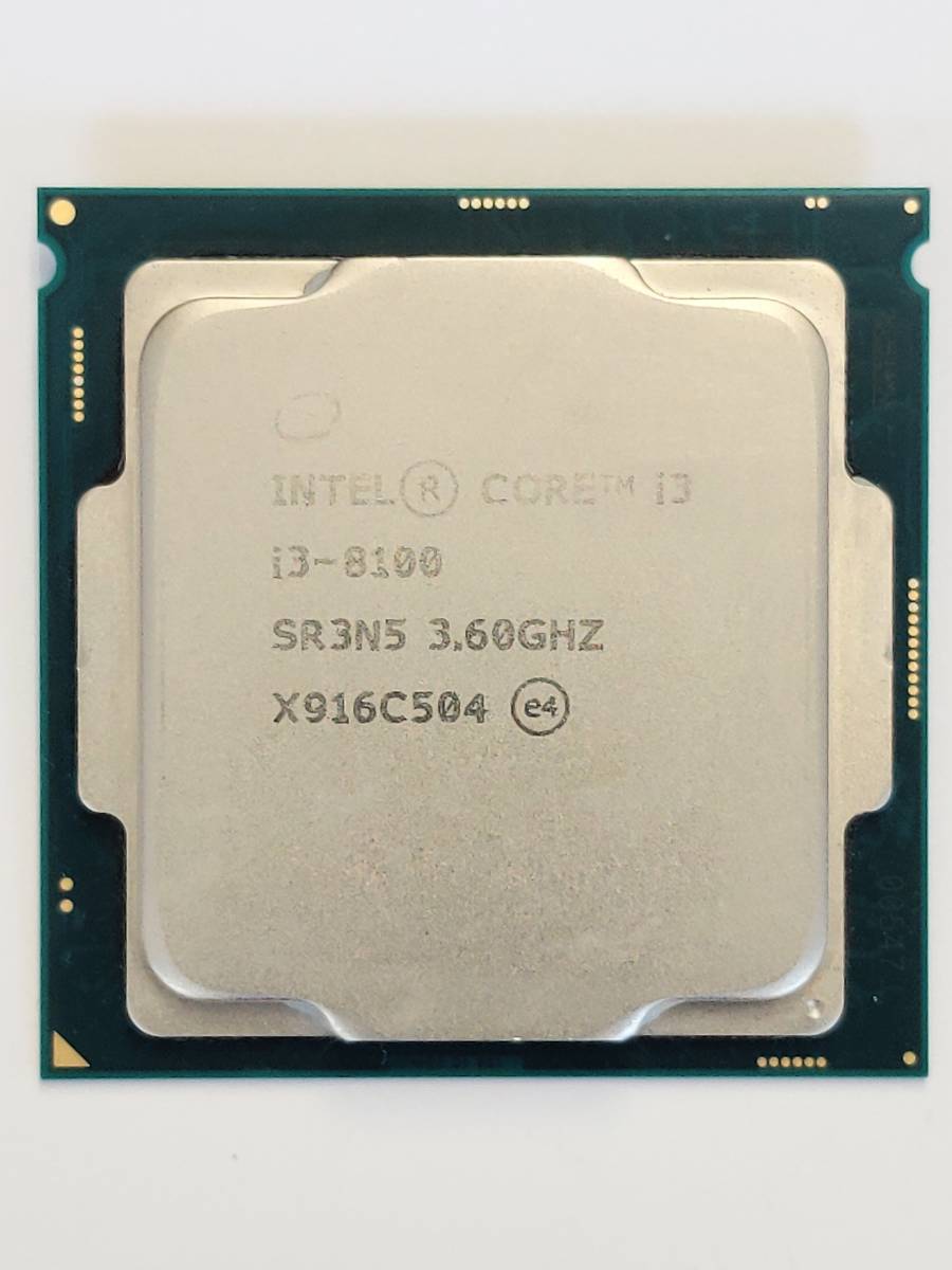 #PCP26# no. 8 generation Intel Core i3-8100 SR3N5 3.60GHz LGA1151