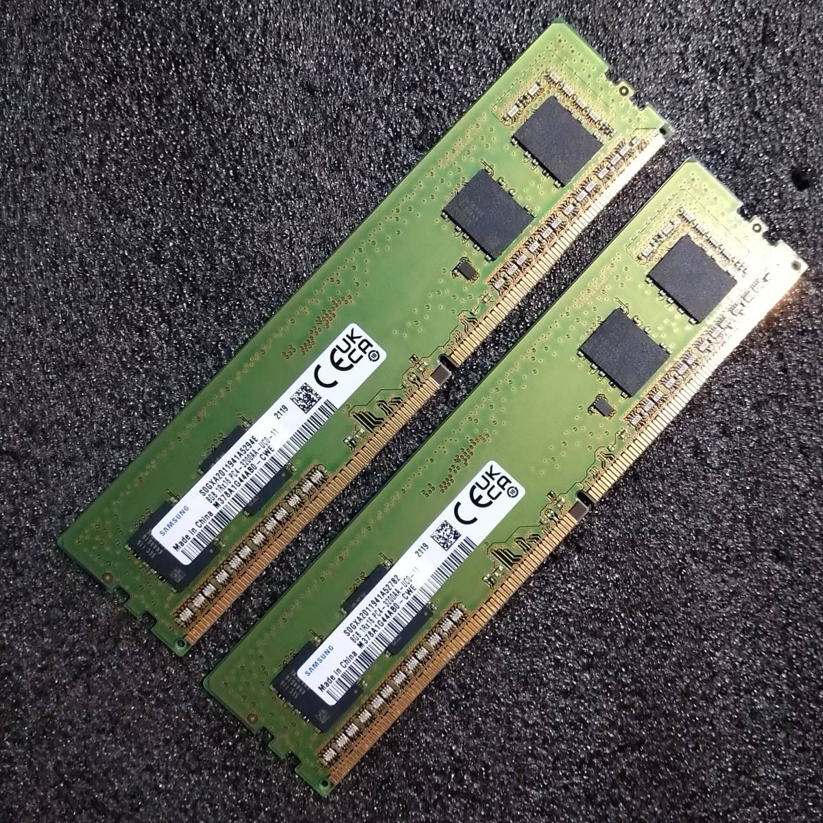 人気No.1 SAMSUNG 16GB(8GB2枚組) 【中古】DDR4メモリ M378A1G44AB0