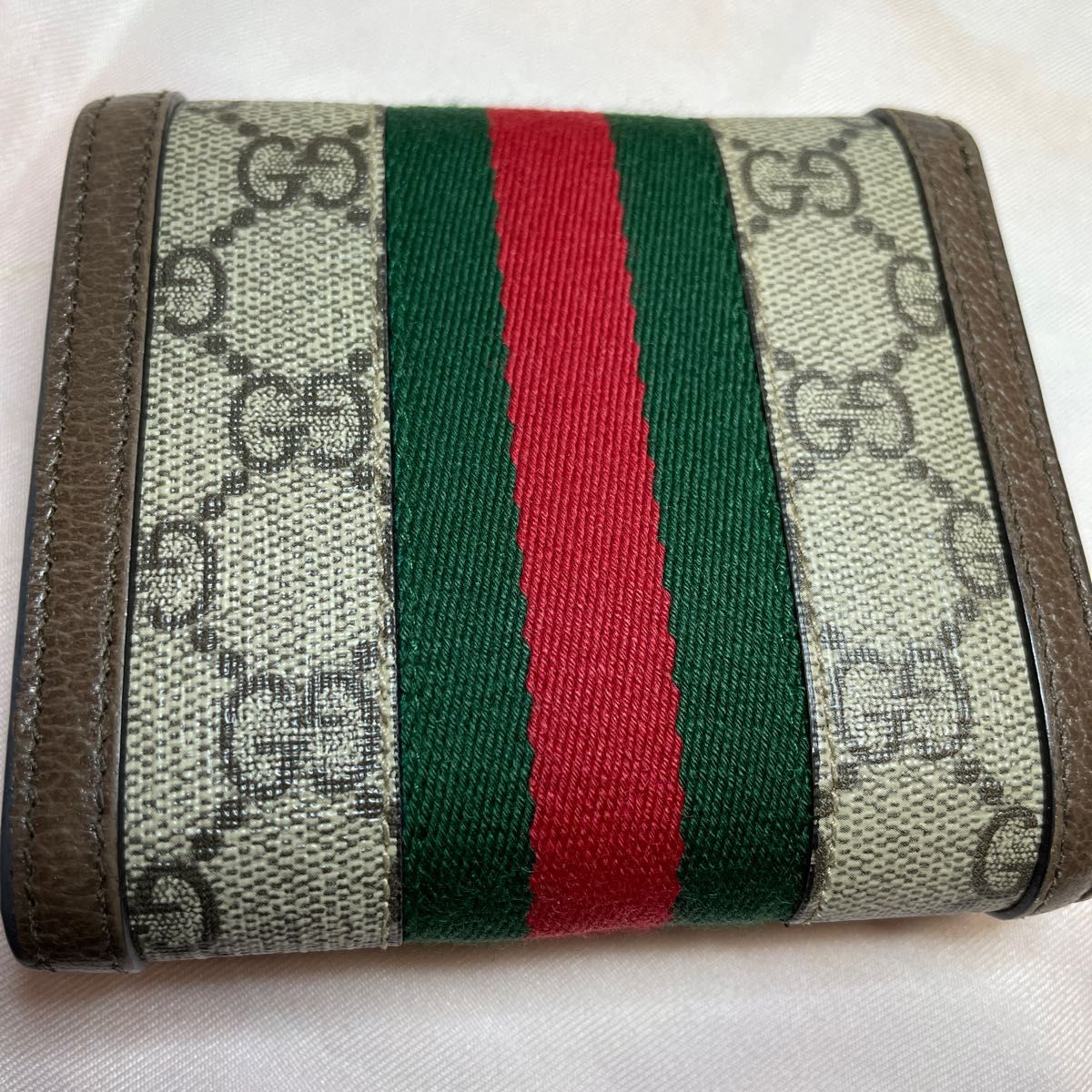 GUCCI オフディア GG ウォレット 二つ折り財布 コンパクト財布 グッチ 美品